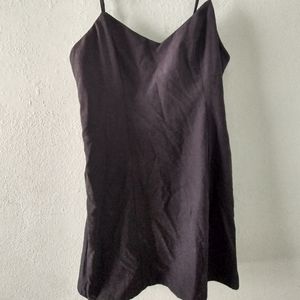 Black Forever 21 Slip Dress